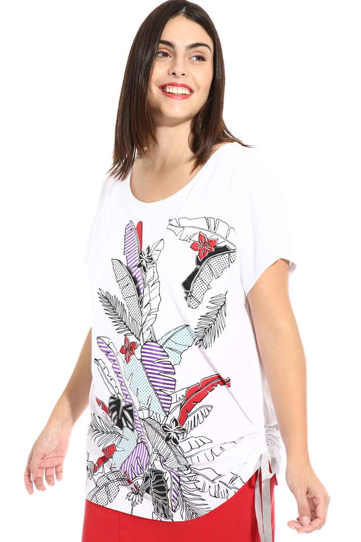 Maxi T-shirt in pure cotton Intrend Maxi T-shirt in pure cotton Intrend