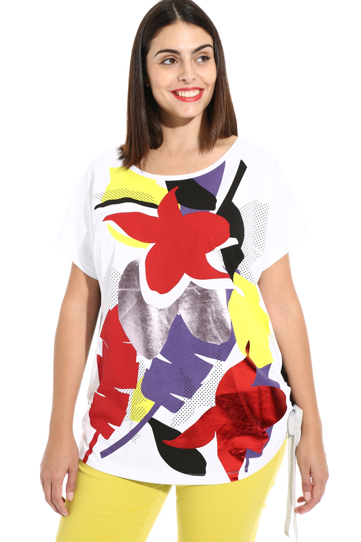 Maxi T-shirt in pure cotton Intrend Maxi T-shirt in pure cotton Intrend