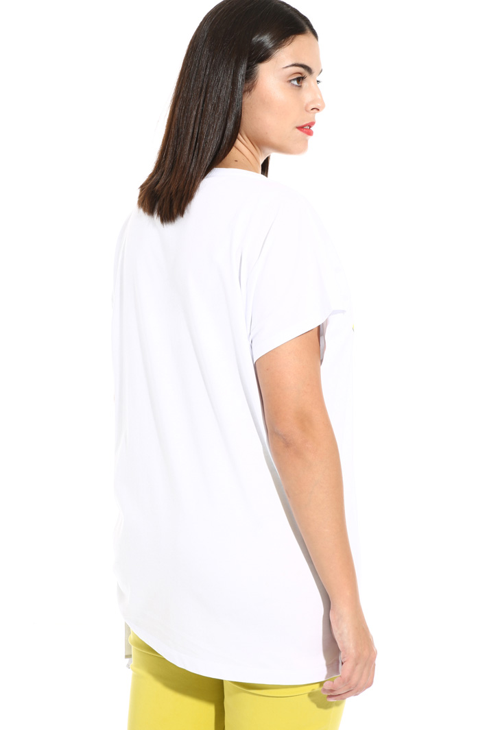 Maxi T-shirt in pure cotton Intrend Maxi T-shirt in pure cotton Intrend