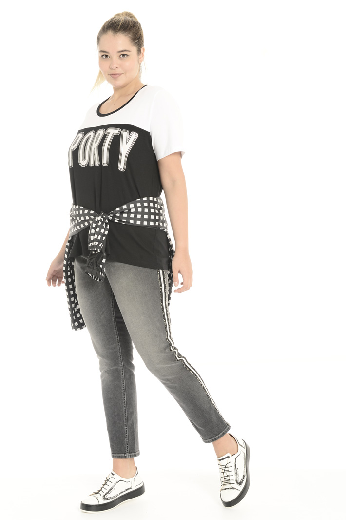 Cotton jersey T-shirt Intrend Cotton jersey T-shirt Intrend