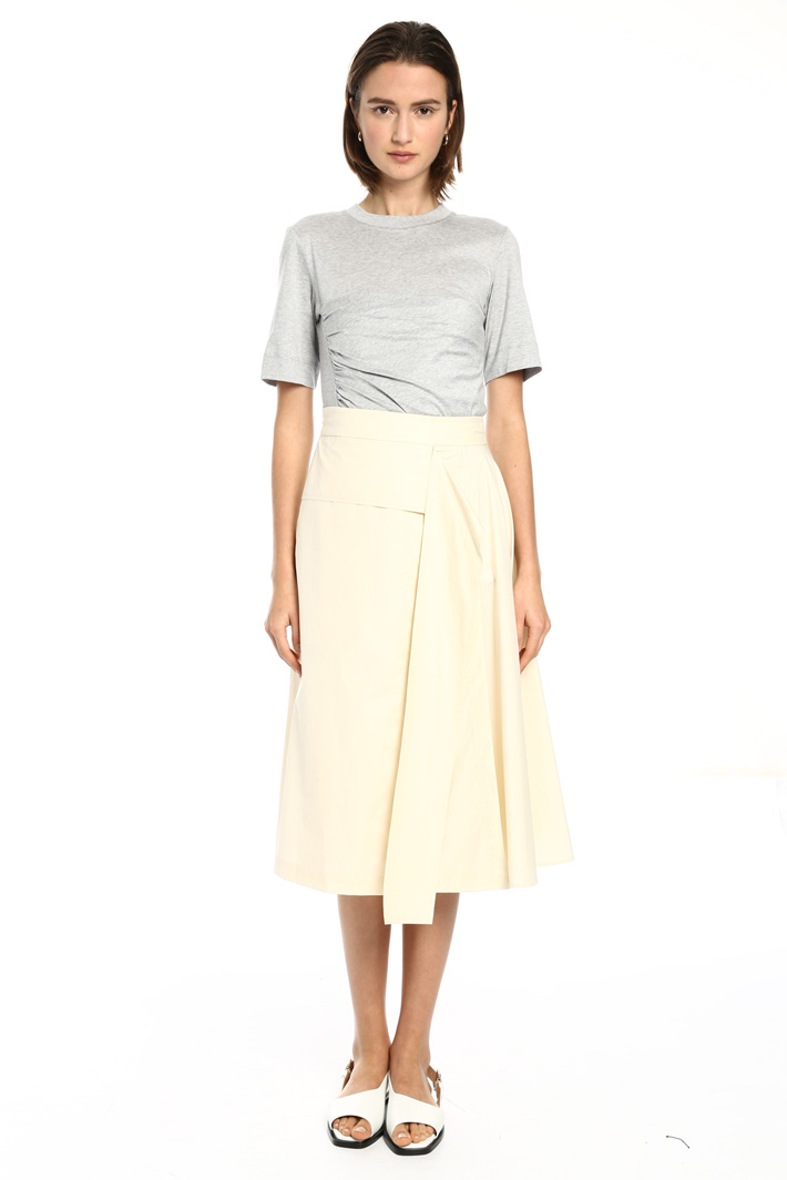 Cotton skirt with panels Intrend Cotton skirt with panels Intrend