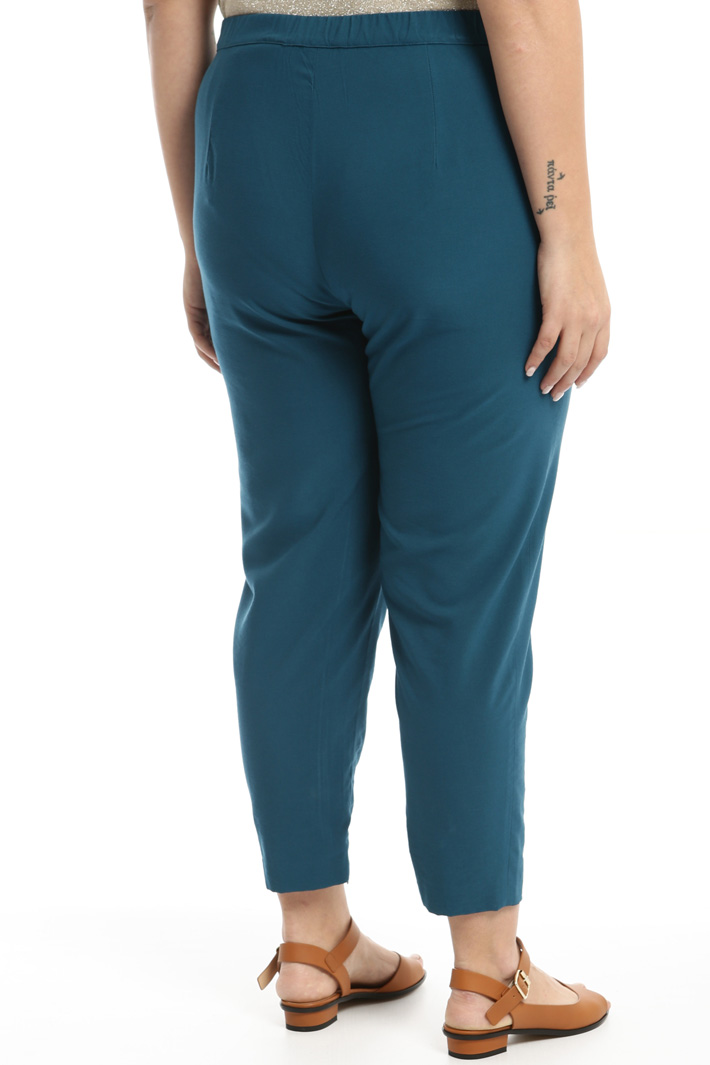 Cropped twill trousers Intrend Cropped twill trousers Intrend