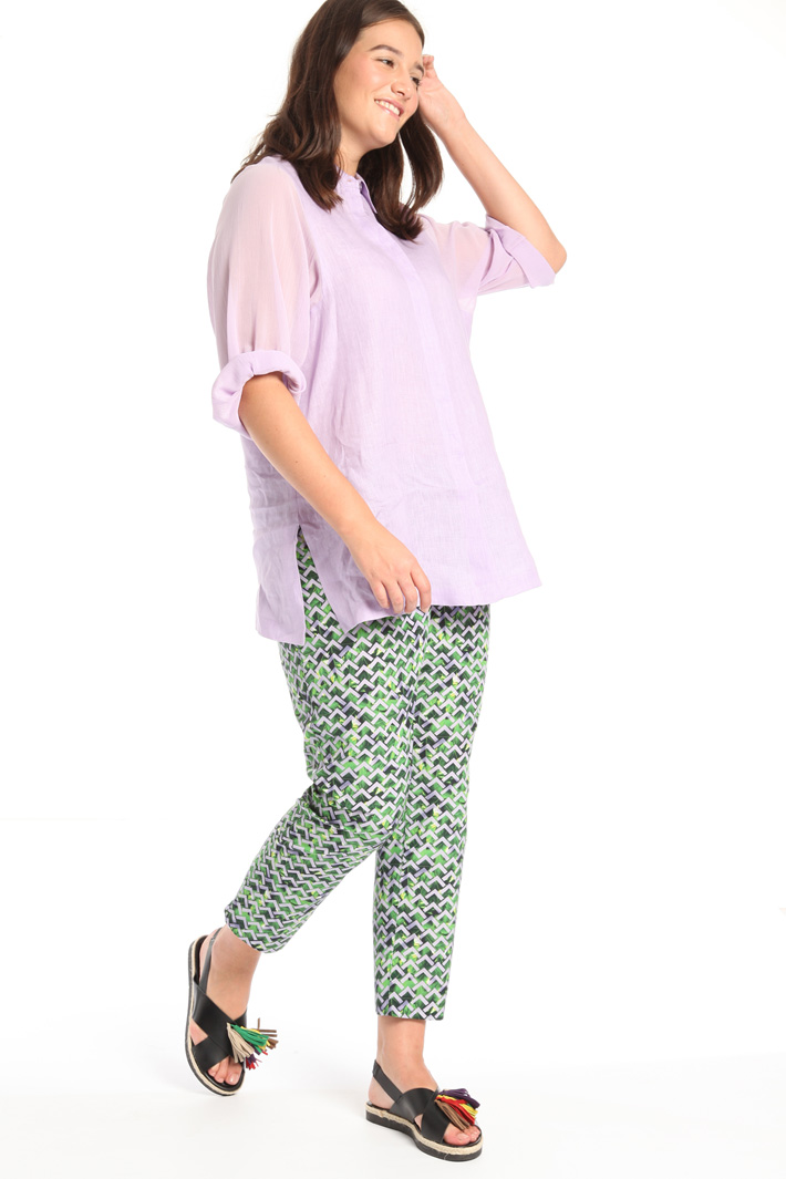 Cotton canvas trousers Intrend Cotton canvas trousers Intrend