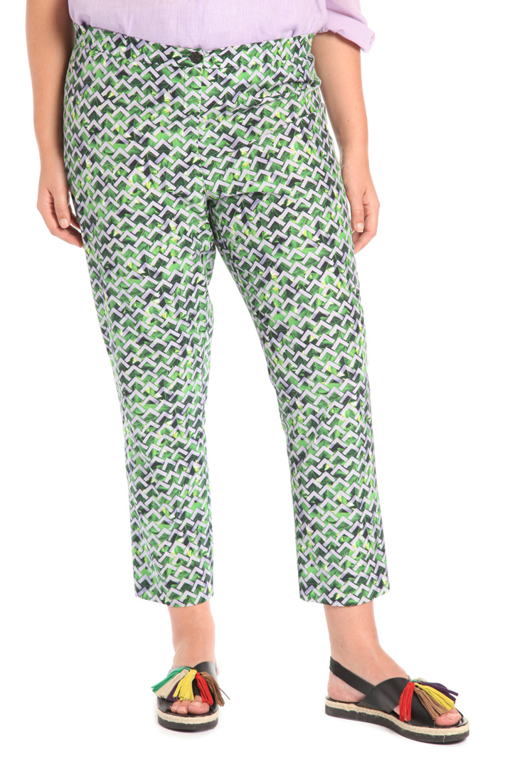 Cotton canvas trousers Intrend Cotton canvas trousers Intrend