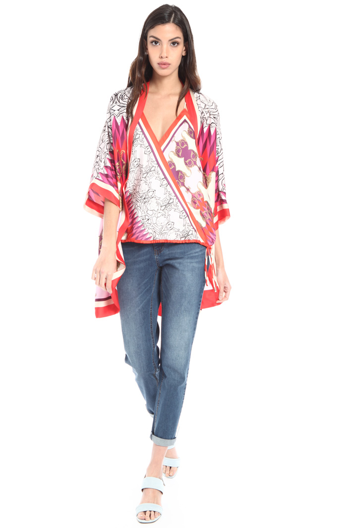 Foulard print kimono Intrend Foulard print kimono Intrend