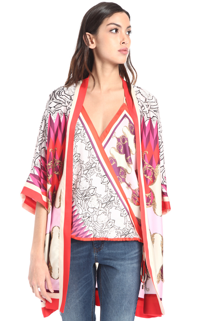 Foulard print kimono Intrend Foulard print kimono Intrend