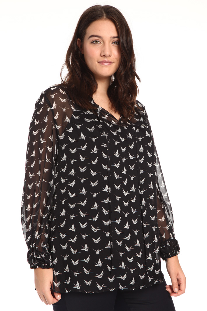 Silk chiffon tunic Intrend Silk chiffon tunic Intrend
