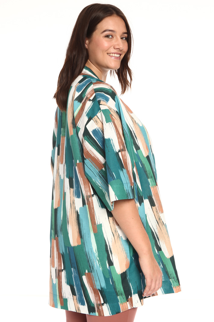 Linen and cotton tunic Intrend Linen and cotton tunic Intrend