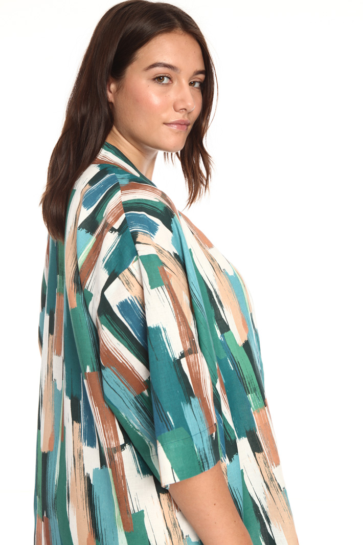Linen and cotton tunic Intrend Linen and cotton tunic Intrend