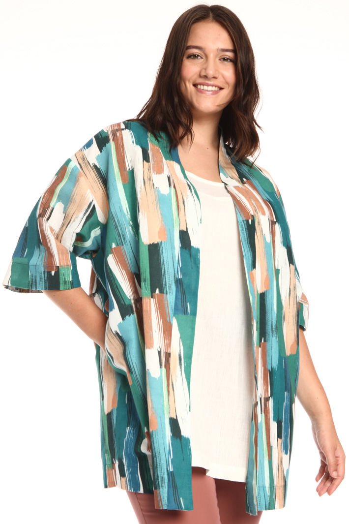 Linen and cotton tunic Intrend Linen and cotton tunic Intrend