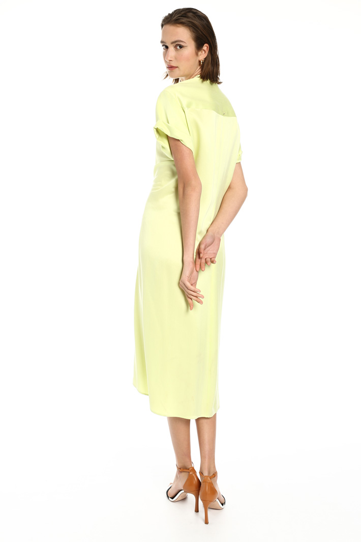Silk satin blend dress Intrend Silk satin blend dress Intrend