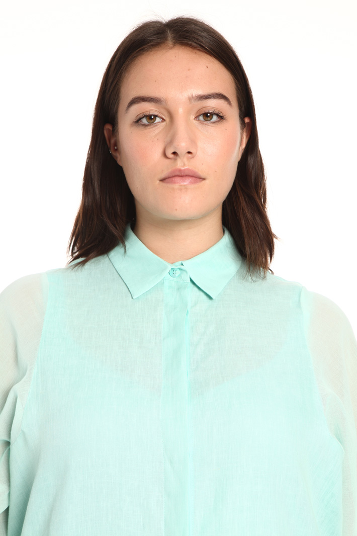 Linen chemisier dress Intrend Linen chemisier dress Intrend