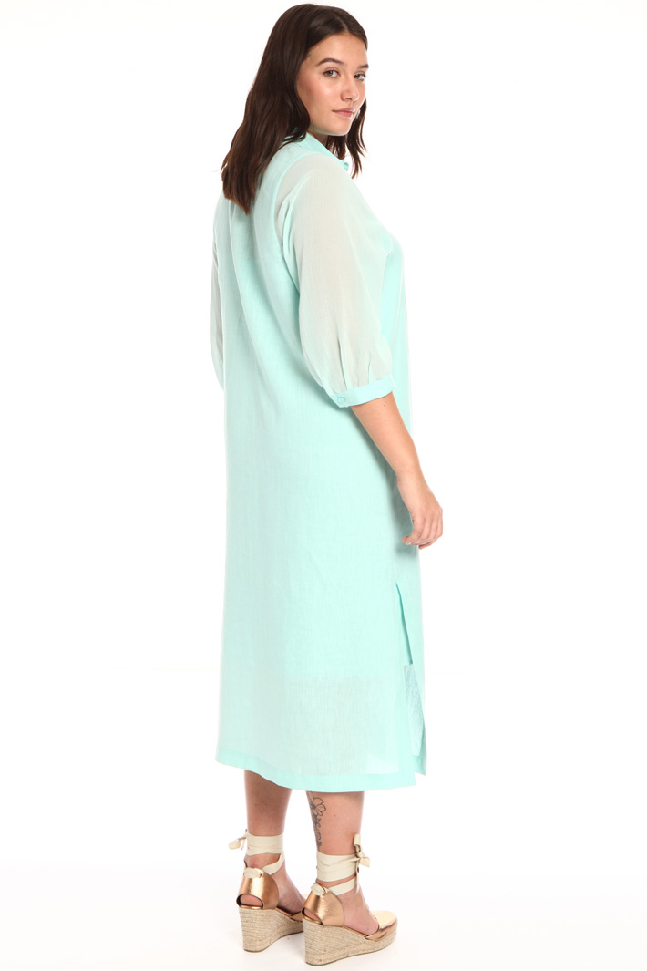 Linen chemisier dress Intrend Linen chemisier dress Intrend