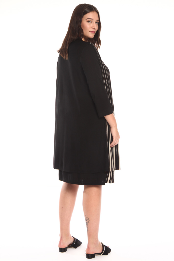 Pleated knit cardigan Intrend Pleated knit cardigan Intrend