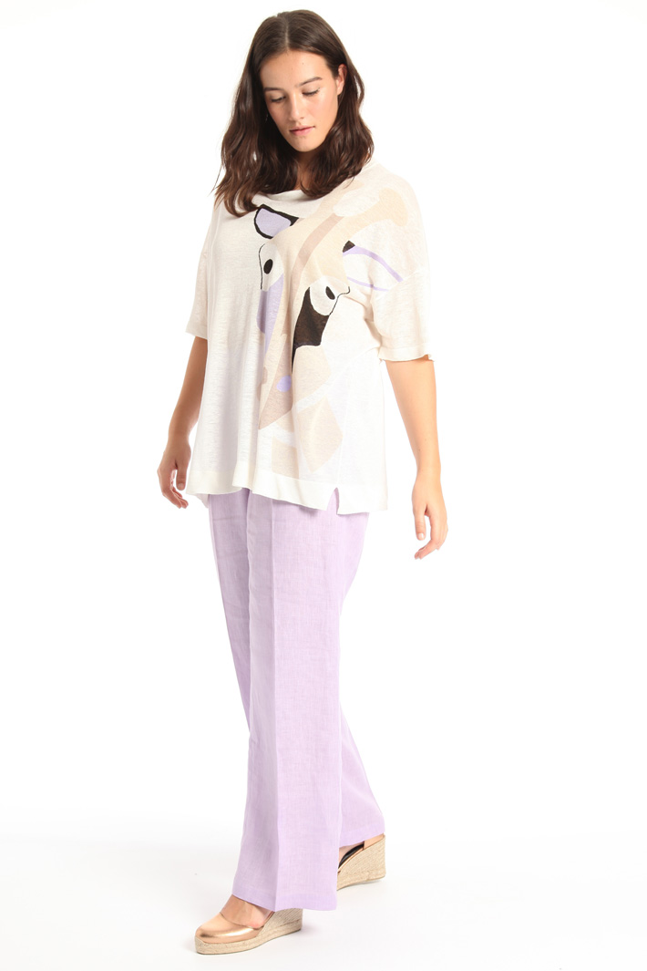 Light linen sweater Intrend Light linen sweater Intrend