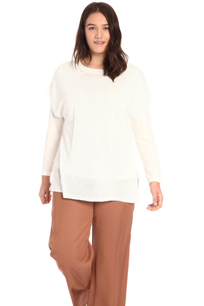 Linen and viscose sweater Intrend Linen and viscose sweater Intrend