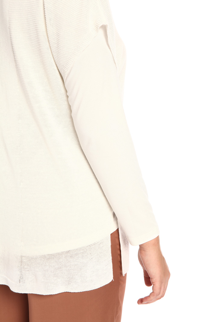 Linen and viscose sweater Intrend Linen and viscose sweater Intrend