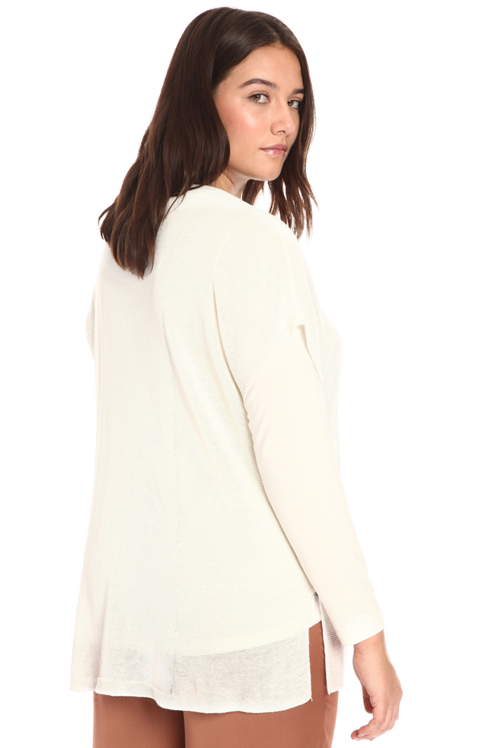 Linen and viscose sweater Intrend Linen and viscose sweater Intrend