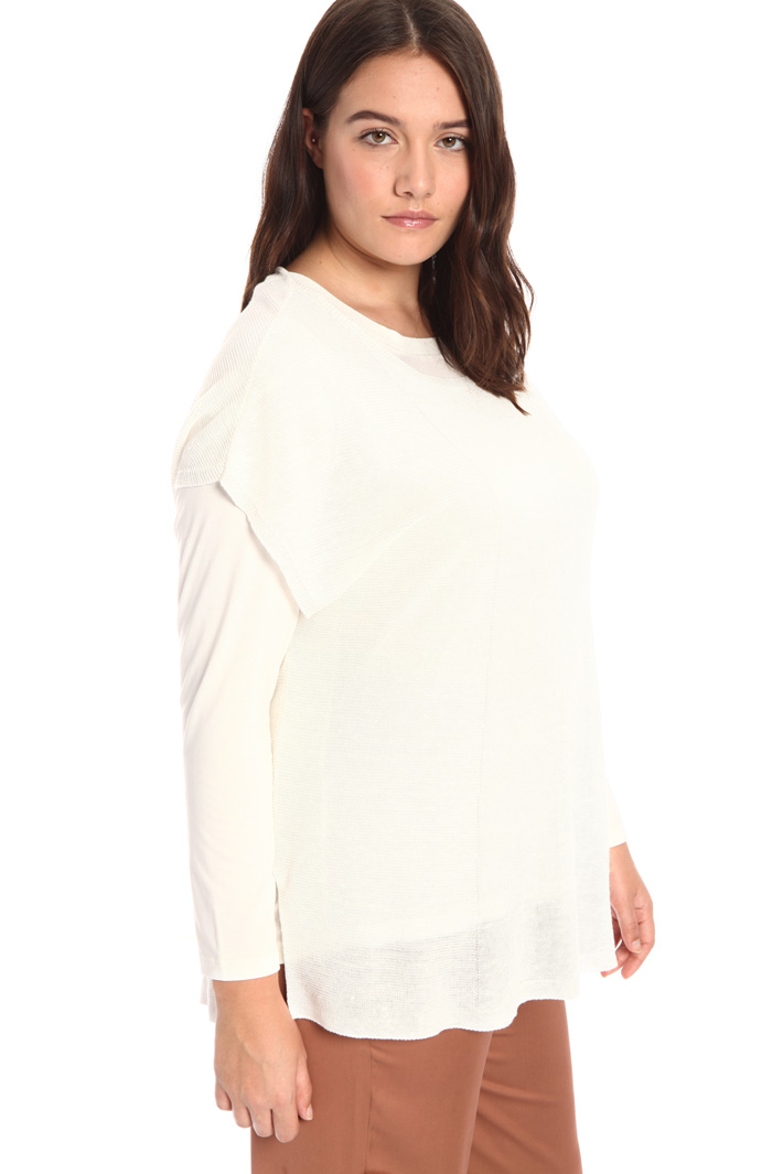 Linen and viscose sweater Intrend Linen and viscose sweater Intrend