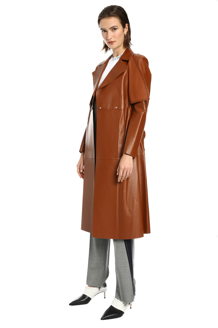 Genuine leather trench Intrend Genuine leather trench Intrend