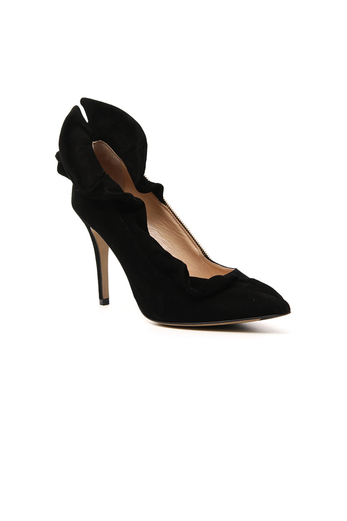 Décolleté in suede with rouches
Intrend Décolleté in suede with rouches
Intrend