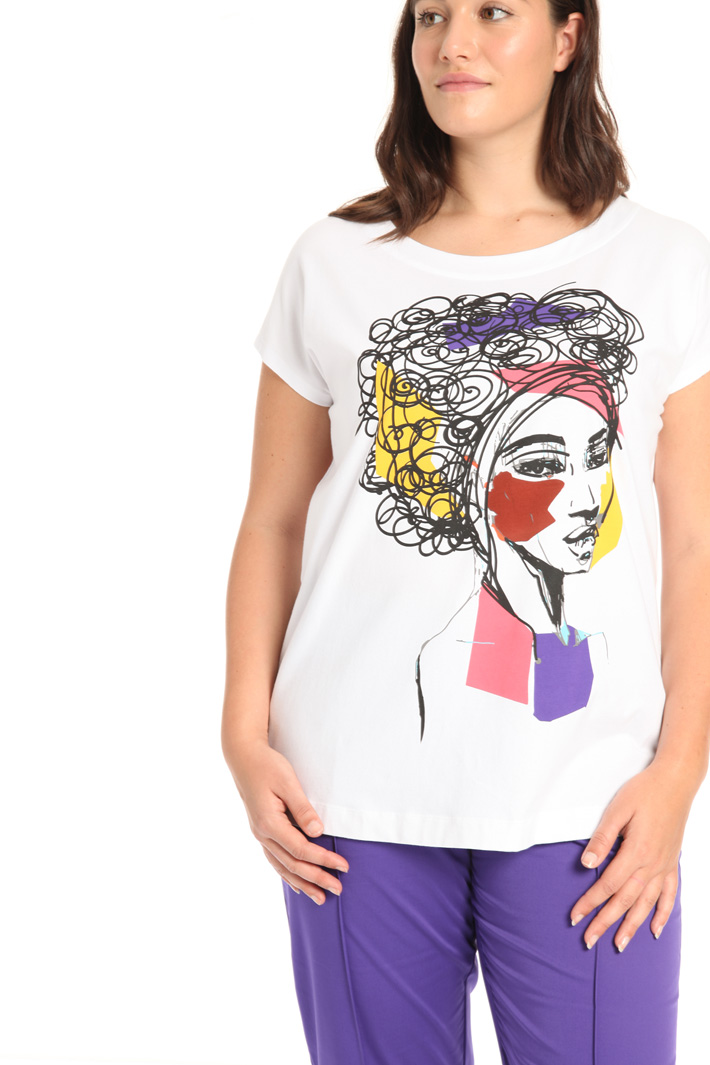 Cotton jersey T-shirt Intrend Cotton jersey T-shirt Intrend