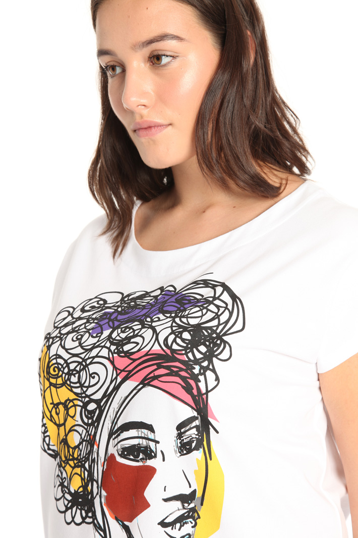 Cotton jersey T-shirt Intrend Cotton jersey T-shirt Intrend