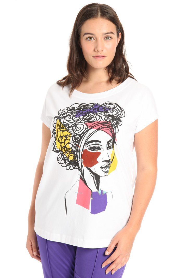 Cotton jersey T-shirt Intrend Cotton jersey T-shirt Intrend