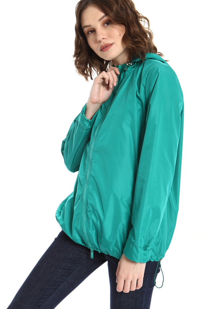 Short hooded raincoat Intrend Short hooded raincoat Intrend