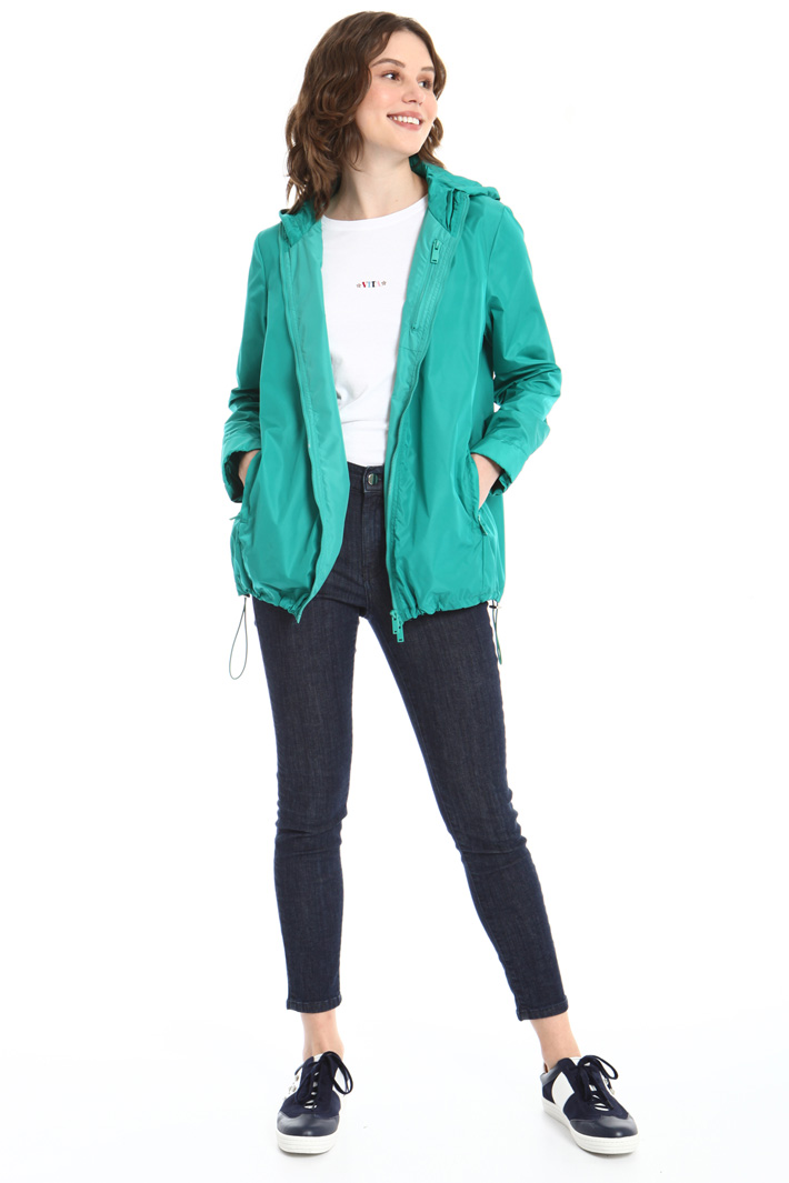 Short hooded raincoat Intrend Short hooded raincoat Intrend