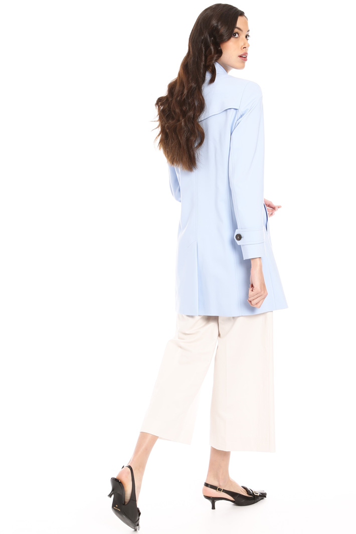 Double-breasted cotton trench Intrend Double-breasted cotton trench Intrend