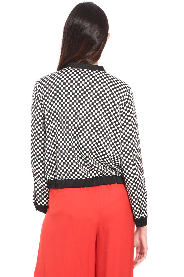 Printed satin jacket Intrend Printed satin jacket Intrend