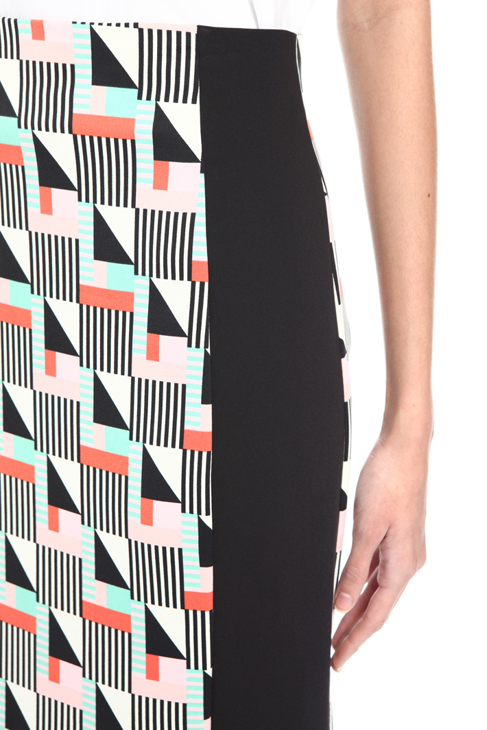 Printed sheath skirt Intrend Printed sheath skirt Intrend
