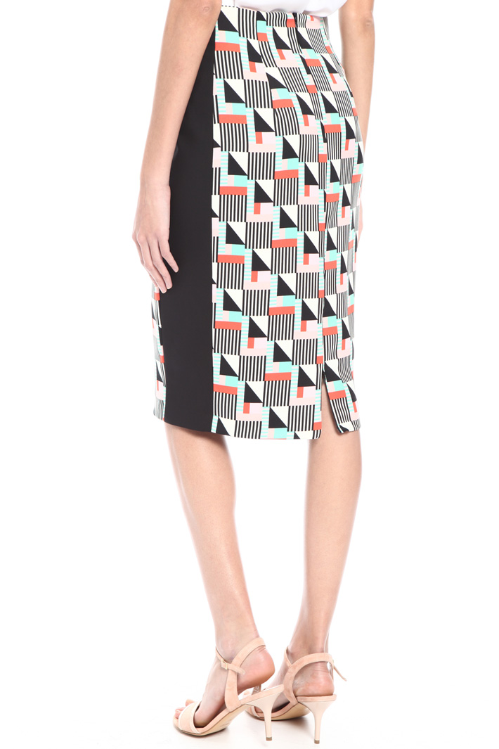 Printed sheath skirt Intrend Printed sheath skirt Intrend
