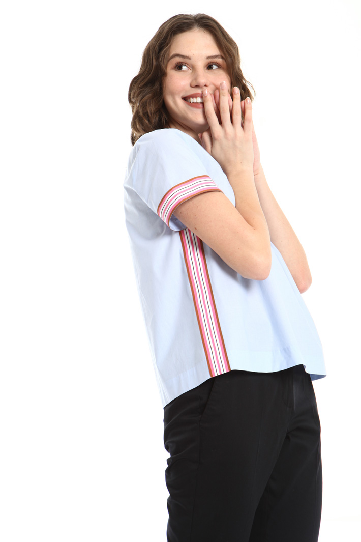 Cotton boxy blouse Intrend Cotton boxy blouse Intrend