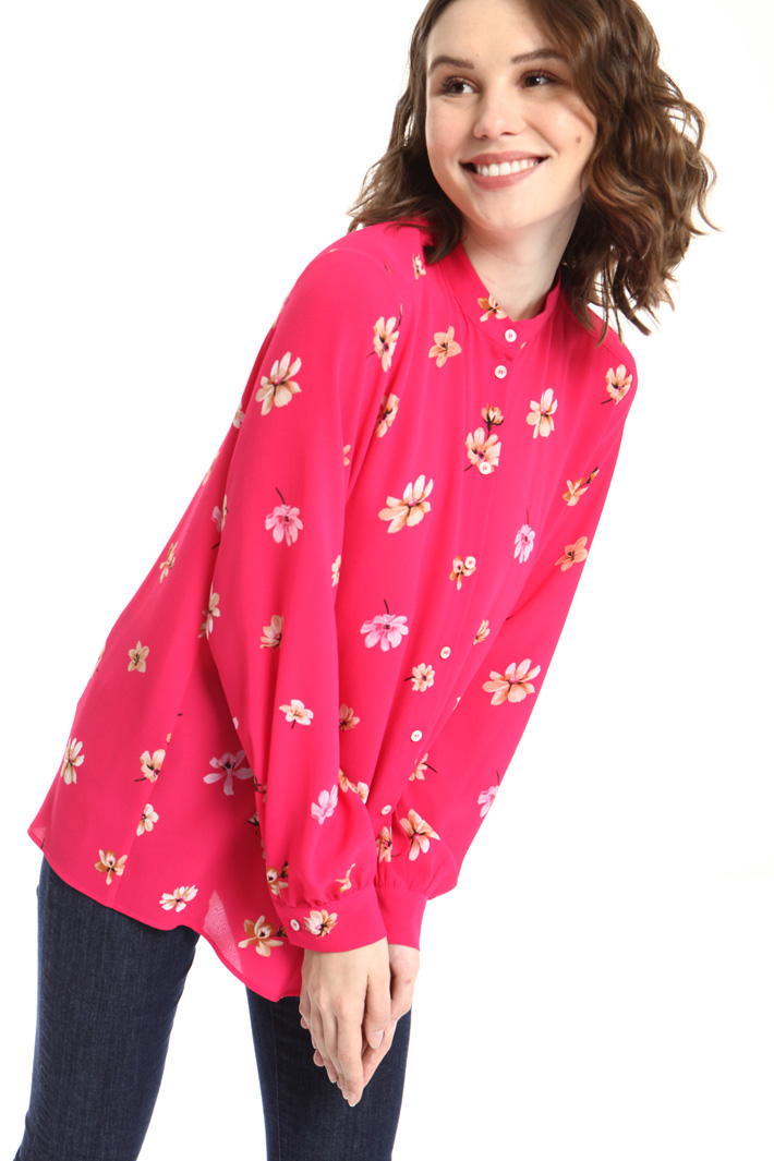 Printed crepe shirt Intrend Printed crepe shirt Intrend