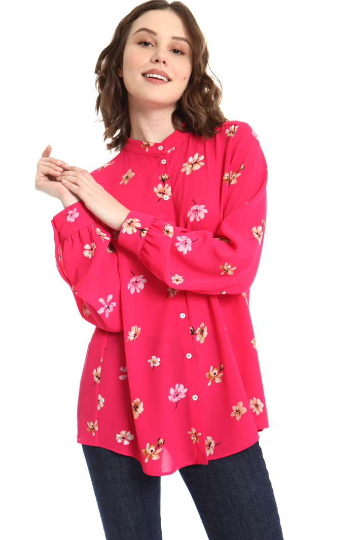 Printed crepe shirt Intrend Printed crepe shirt Intrend