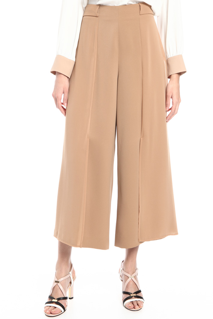 Satin palazzo trousers Intrend Satin palazzo trousers Intrend
