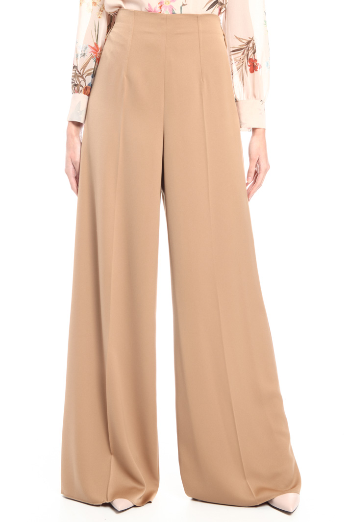 Satin palazzo trousers Intrend Satin palazzo trousers Intrend