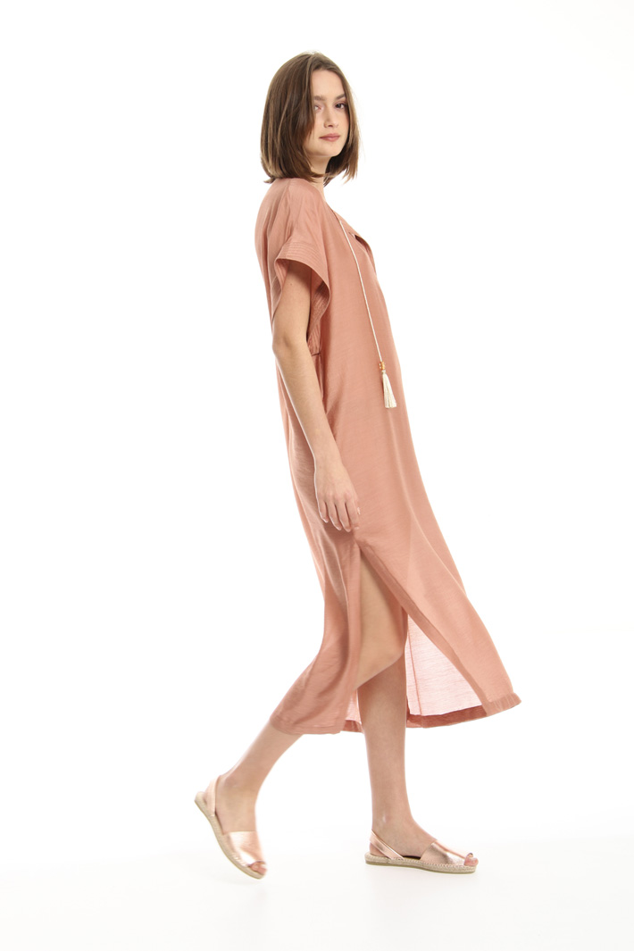 Silk tunic with tassels Intrend Silk tunic with tassels Intrend