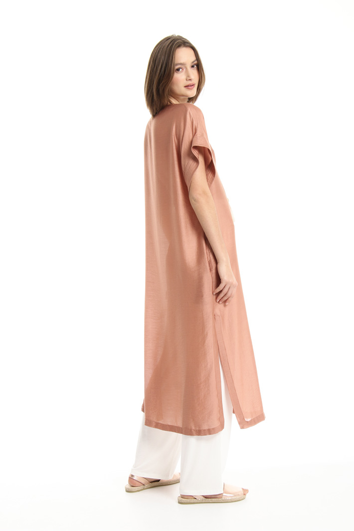 Silk tunic with tassels Intrend Silk tunic with tassels Intrend