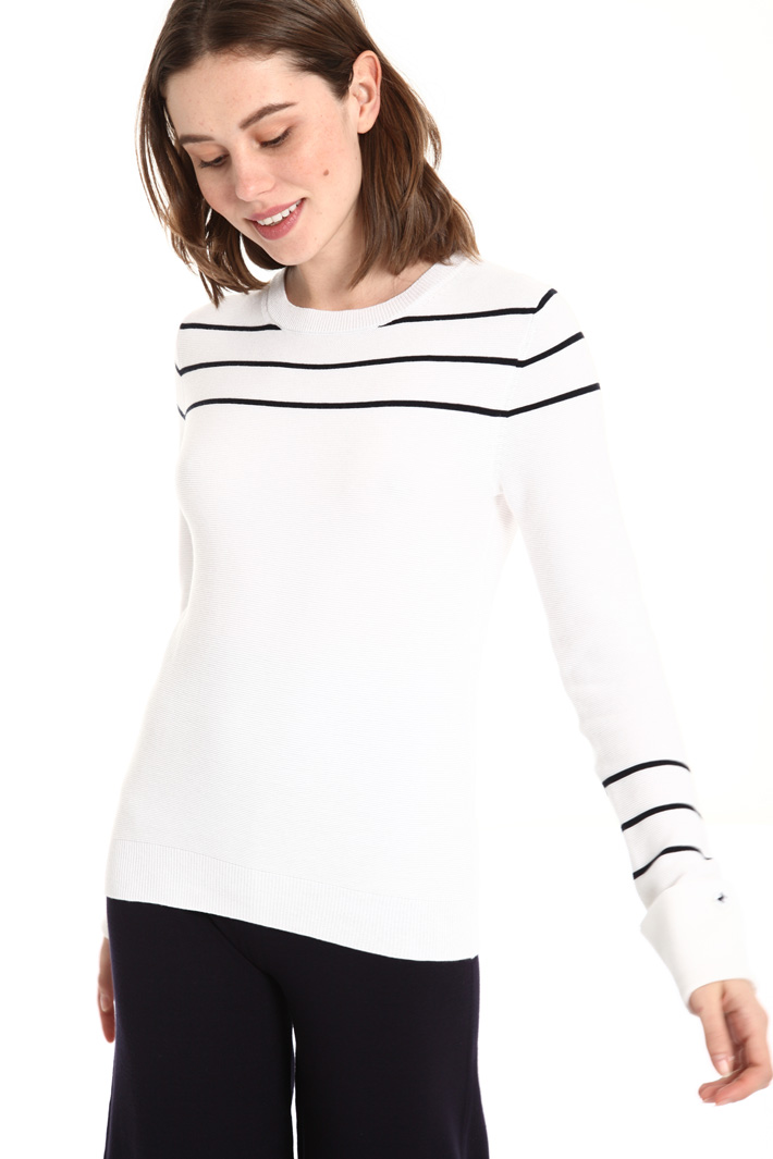 Brushed cotton sweater Intrend Brushed cotton sweater Intrend