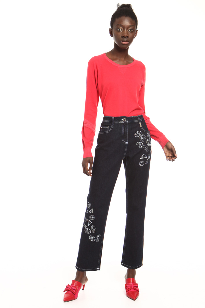 Cotton blend sweater Intrend Cotton blend sweater Intrend
