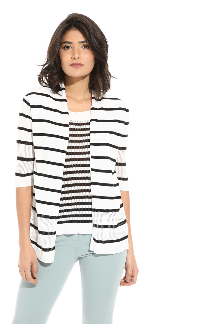 Linen and cotton sweater Intrend Linen and cotton sweater Intrend