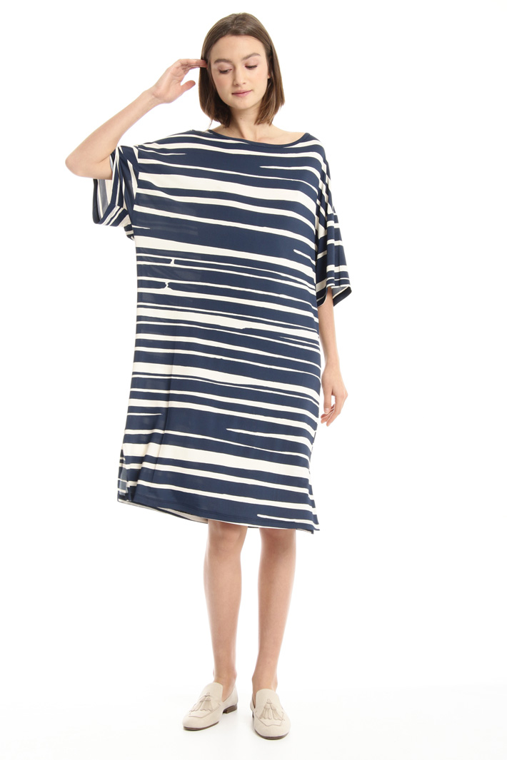 Printed jersey dress Intrend Printed jersey dress Intrend