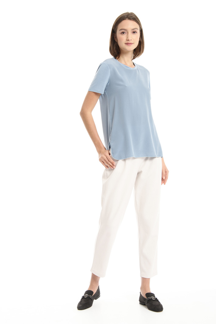 Jersey and silk T-shirt Intrend Jersey and silk T-shirt Intrend