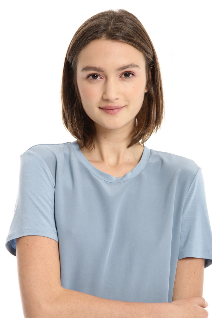 Jersey and silk T-shirt Intrend Jersey and silk T-shirt Intrend