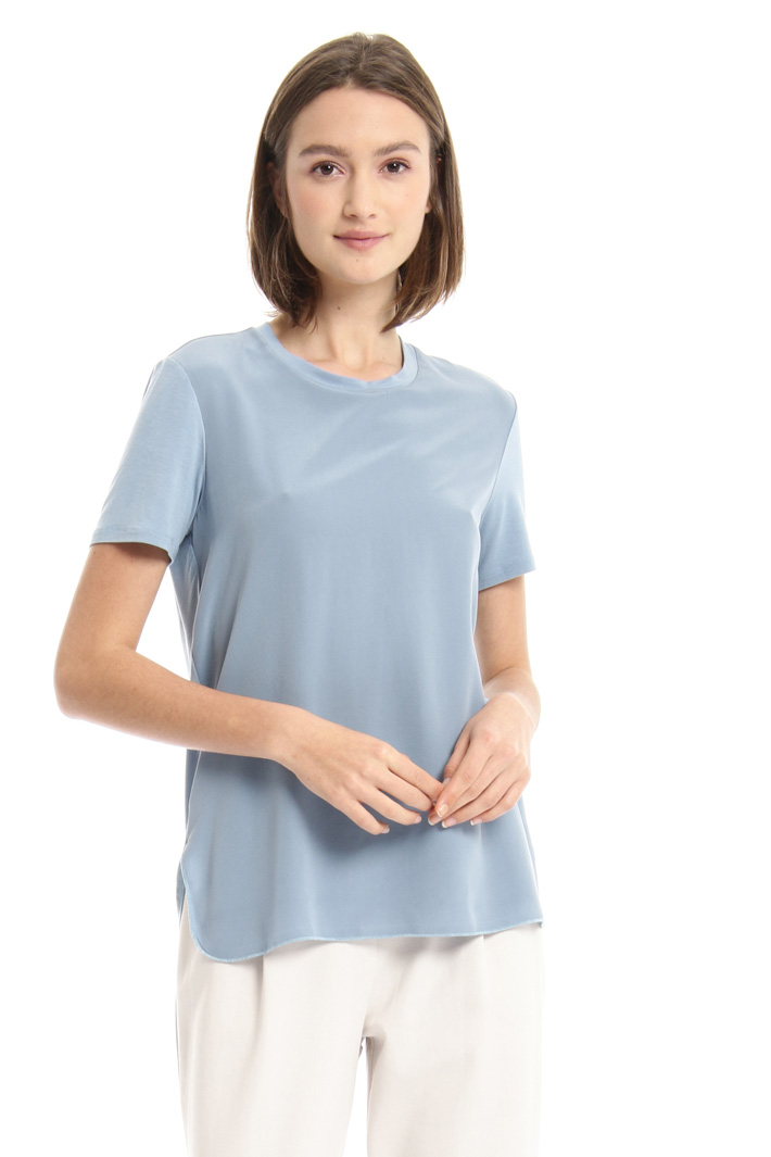 Jersey and silk T-shirt Intrend Jersey and silk T-shirt Intrend