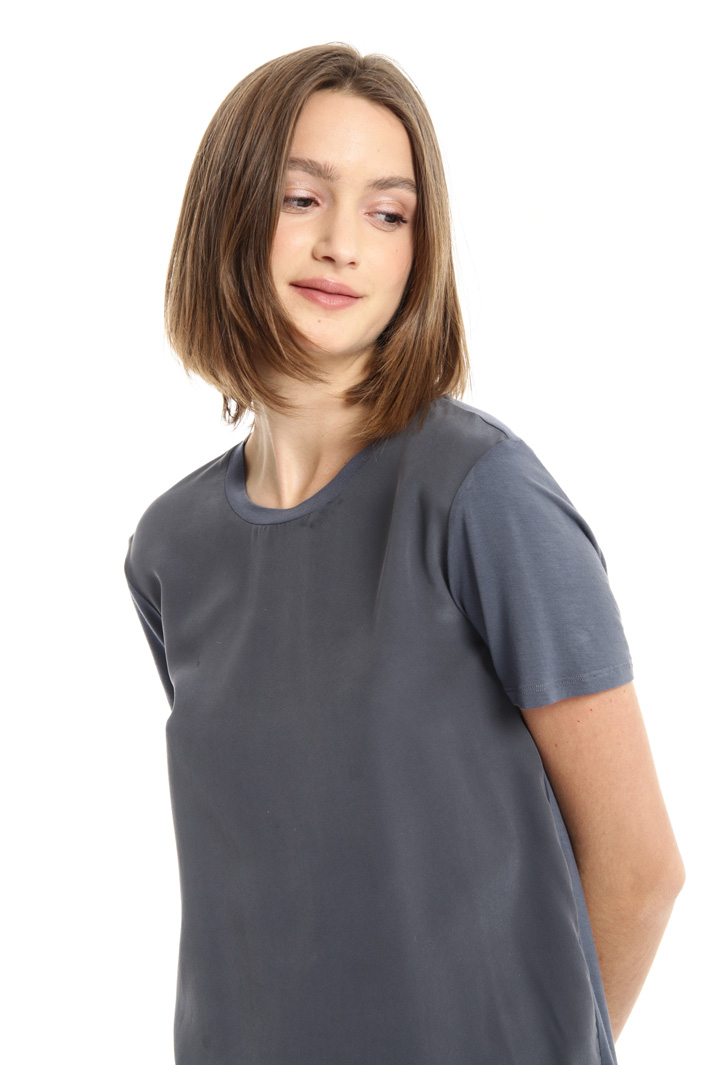 Jersey and silk T-shirt Intrend Jersey and silk T-shirt Intrend