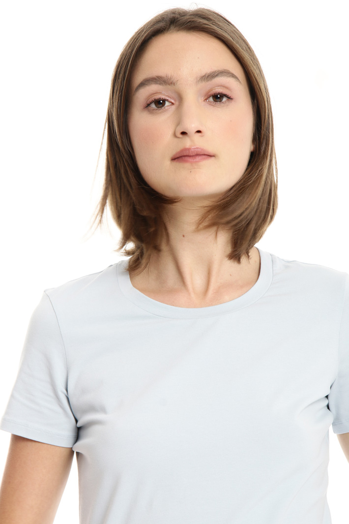 Semi-fitted cotton T-shirt Intrend Semi-fitted cotton T-shirt Intrend